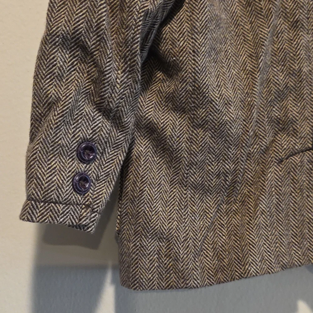 GAP Kids Herringbone Wool Blend Blazer Jacket 3t 3 Size 3